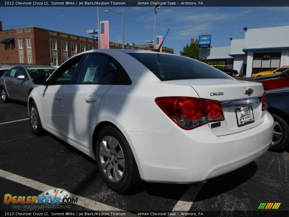 2013 Chevrolet Cruze LS Summit White / Jet Black/Medium Titanium Photo #5