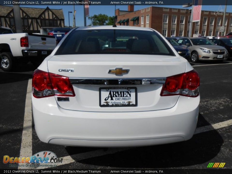 2013 Chevrolet Cruze LS Summit White / Jet Black/Medium Titanium Photo #6