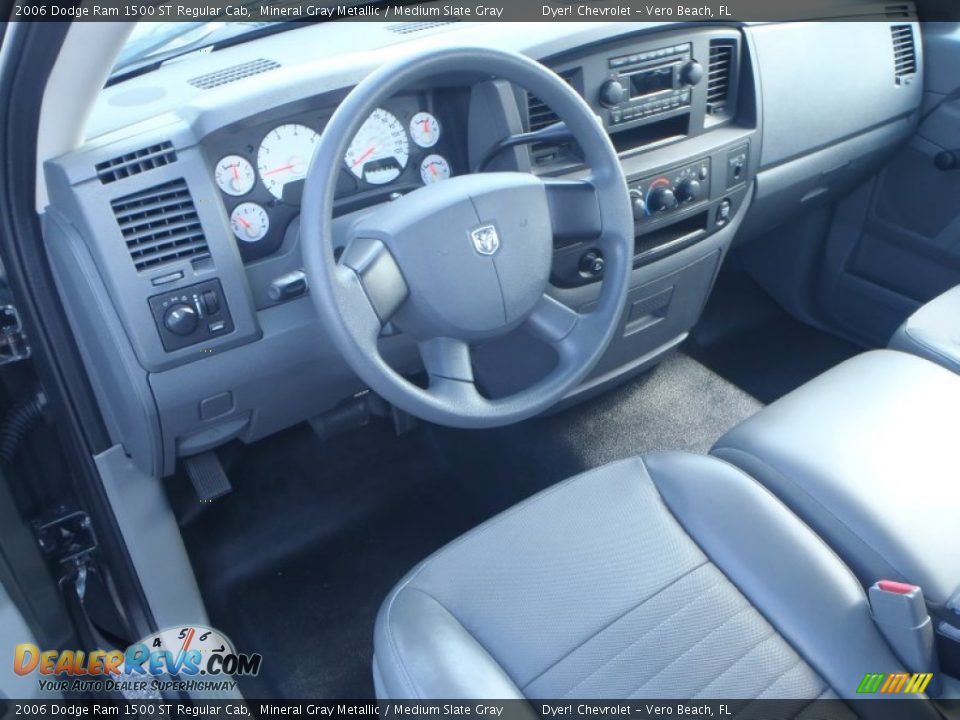 2006 Dodge Ram 1500 ST Regular Cab Mineral Gray Metallic / Medium Slate Gray Photo #11