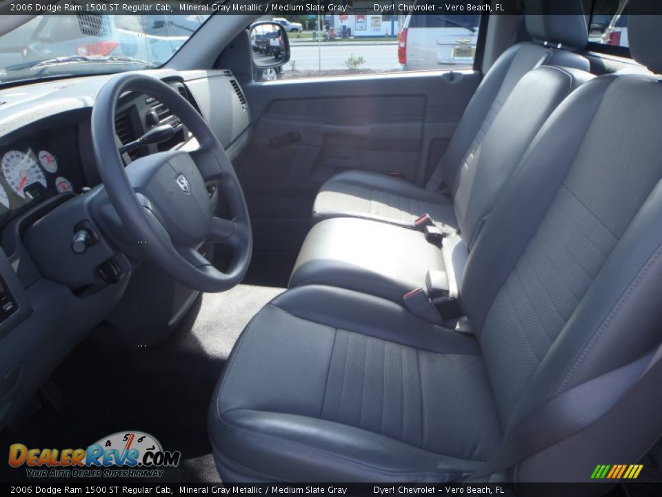 2006 Dodge Ram 1500 ST Regular Cab Mineral Gray Metallic / Medium Slate Gray Photo #12
