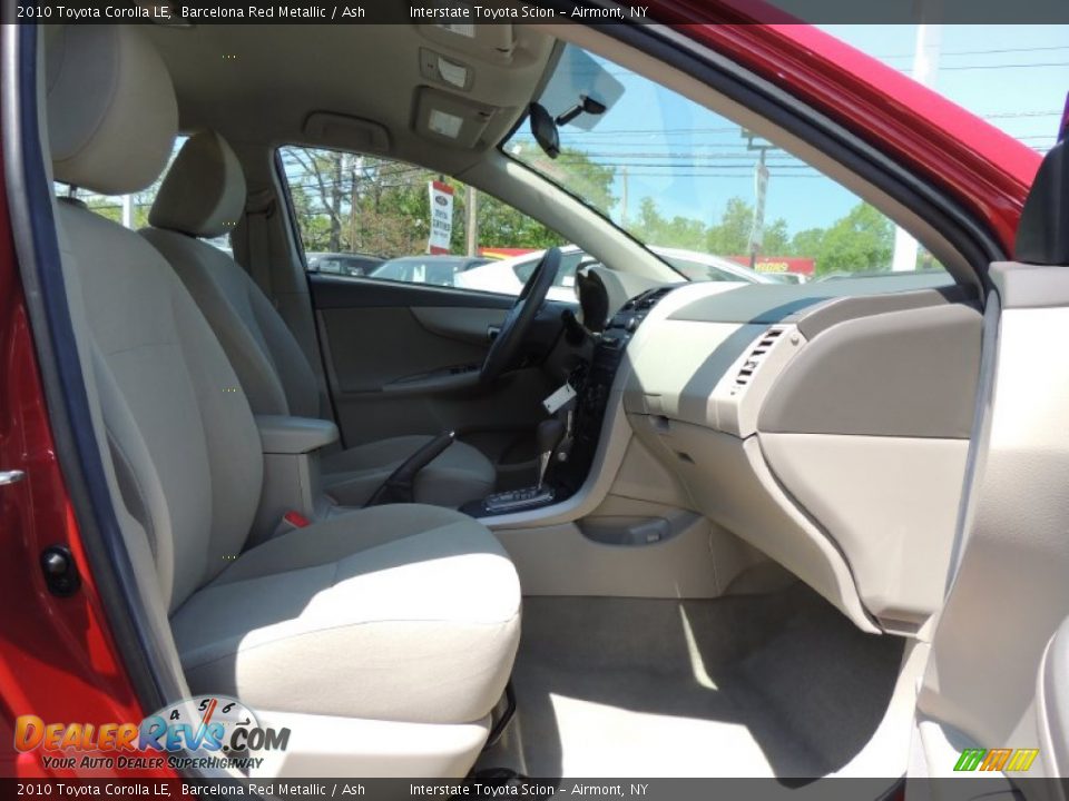 2010 Toyota Corolla LE Barcelona Red Metallic / Ash Photo #21