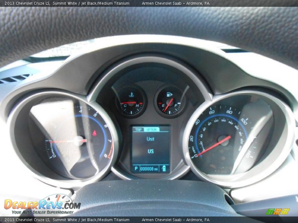 2013 Chevrolet Cruze LS Summit White / Jet Black/Medium Titanium Photo #14