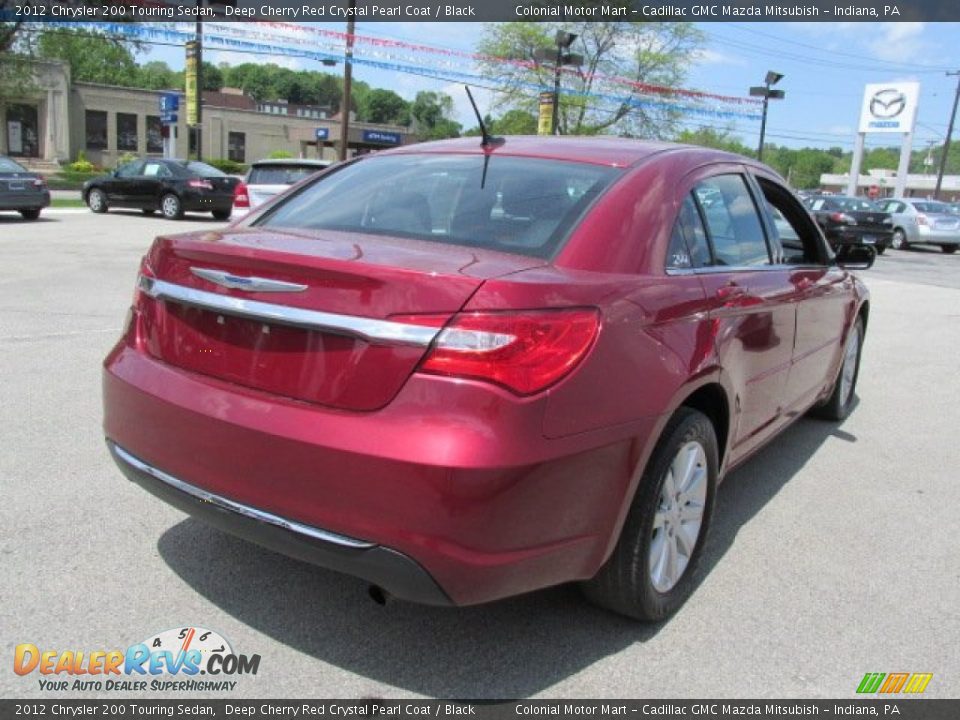 2012 Chrysler 200 Touring Sedan Deep Cherry Red Crystal Pearl Coat / Black Photo #3