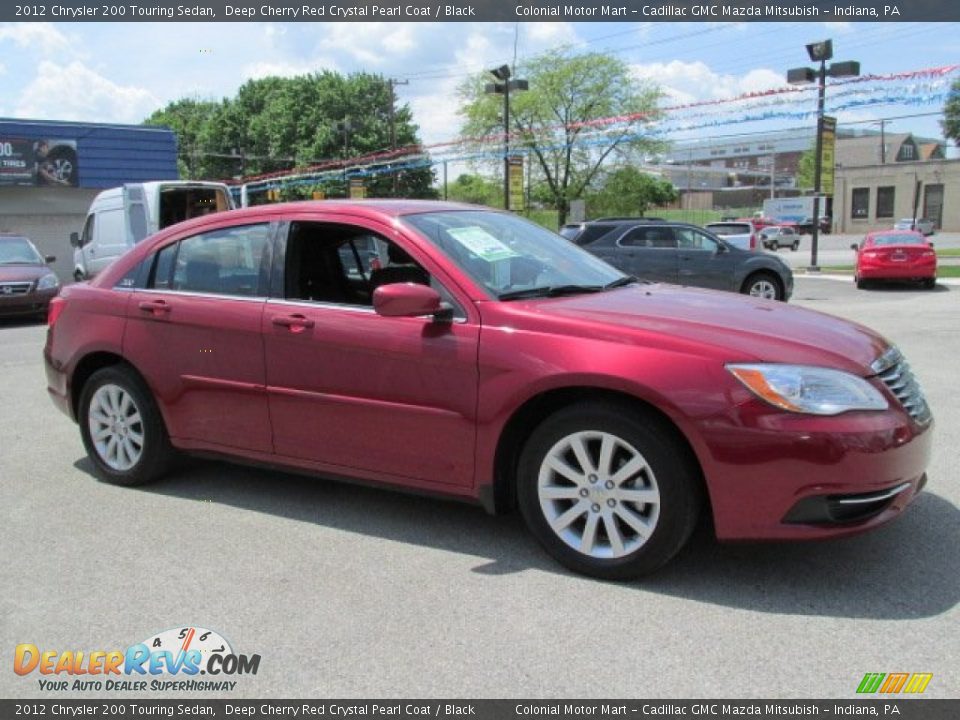 2012 Chrysler 200 Touring Sedan Deep Cherry Red Crystal Pearl Coat / Black Photo #4