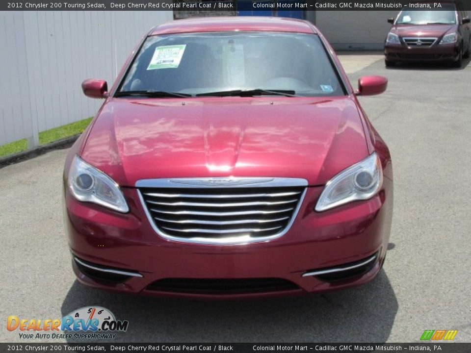 2012 Chrysler 200 Touring Sedan Deep Cherry Red Crystal Pearl Coat / Black Photo #5
