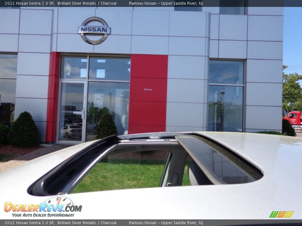 2012 Nissan Sentra 2.0 SR Brilliant Silver Metallic / Charcoal Photo #3