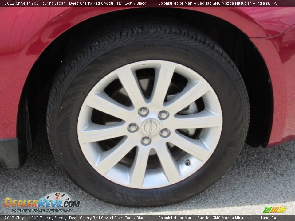 2012 Chrysler 200 Touring Sedan Deep Cherry Red Crystal Pearl Coat / Black Photo #7
