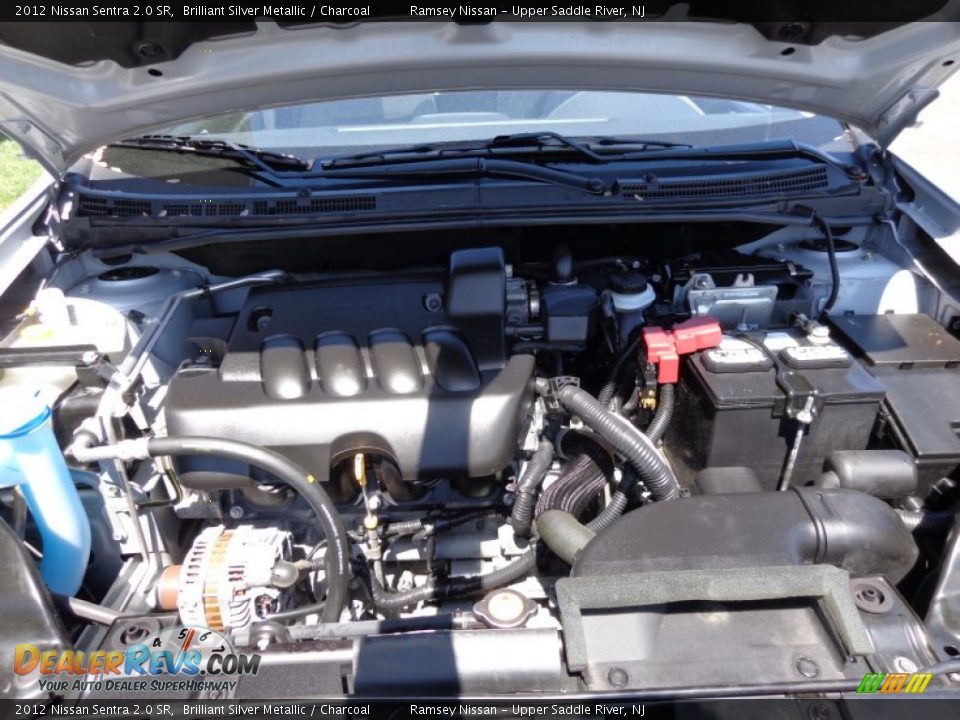 2012 Nissan Sentra 2.0 SR Brilliant Silver Metallic / Charcoal Photo #6