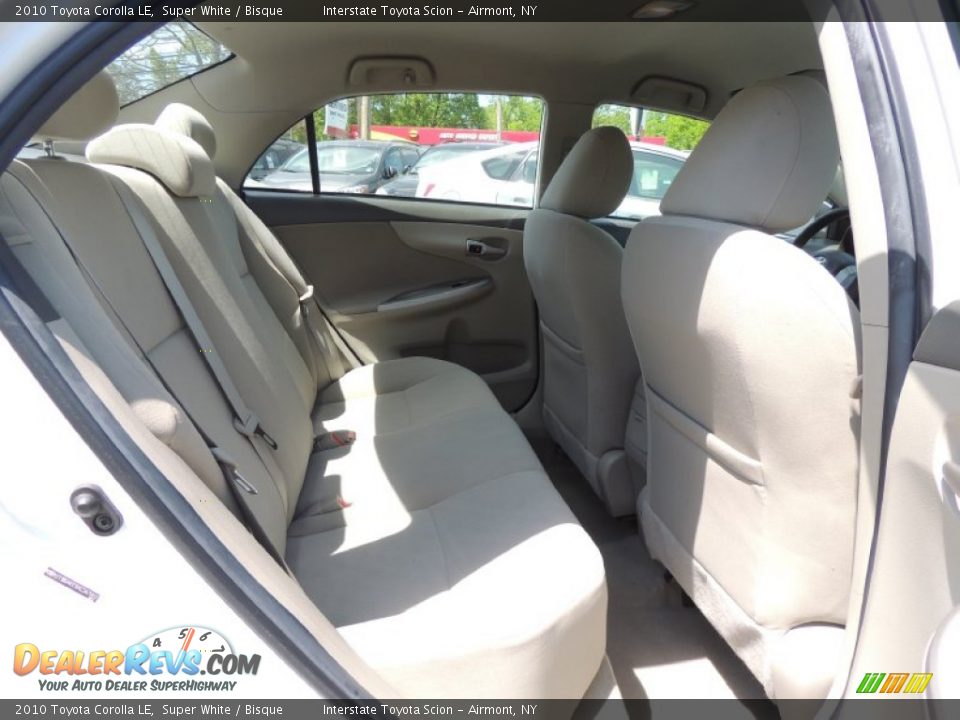 2010 Toyota Corolla LE Super White / Bisque Photo #17