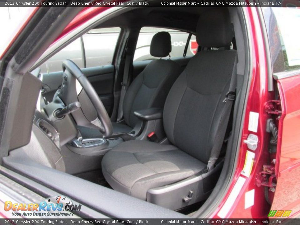 2012 Chrysler 200 Touring Sedan Deep Cherry Red Crystal Pearl Coat / Black Photo #10