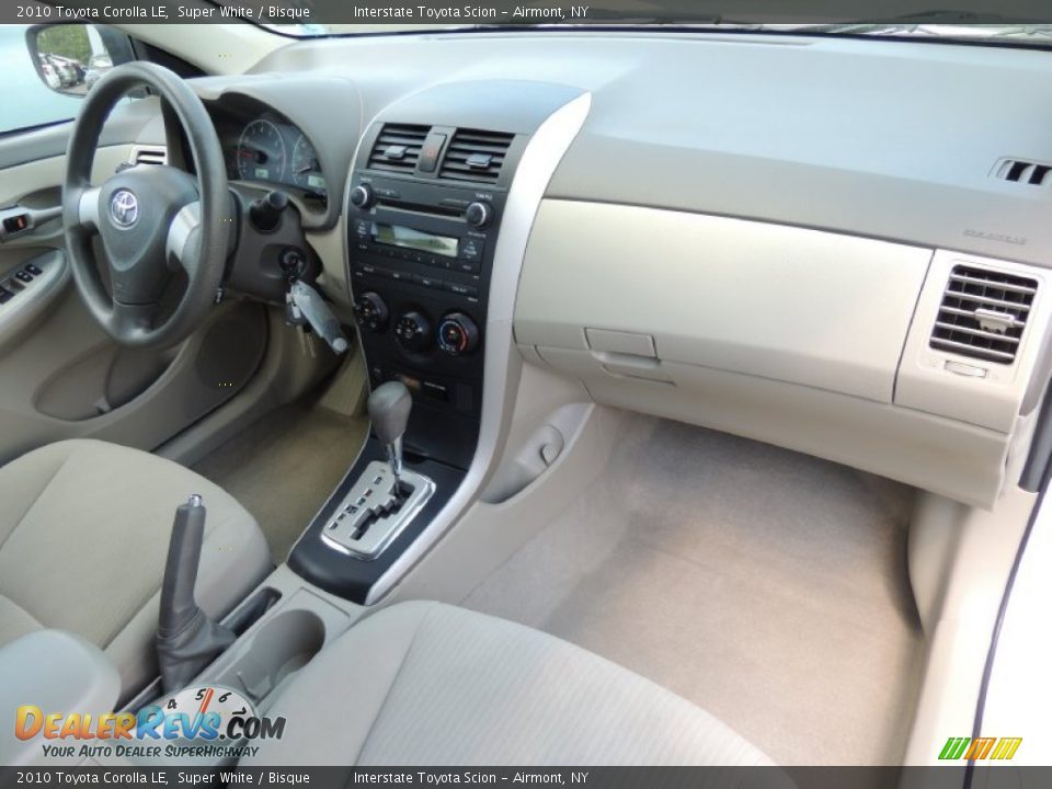 2010 Toyota Corolla LE Super White / Bisque Photo #19
