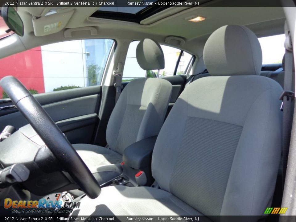 2012 Nissan Sentra 2.0 SR Brilliant Silver Metallic / Charcoal Photo #9