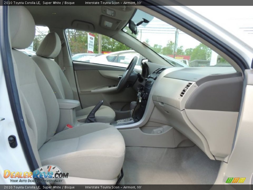 2010 Toyota Corolla LE Super White / Bisque Photo #20