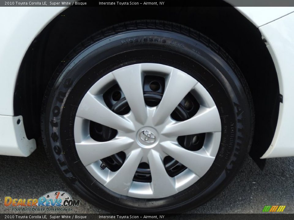 2010 Toyota Corolla LE Super White / Bisque Photo #21