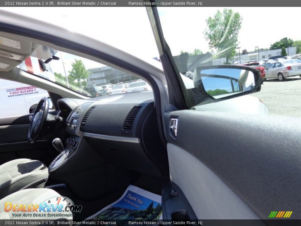 2012 Nissan Sentra 2.0 SR Brilliant Silver Metallic / Charcoal Photo #11