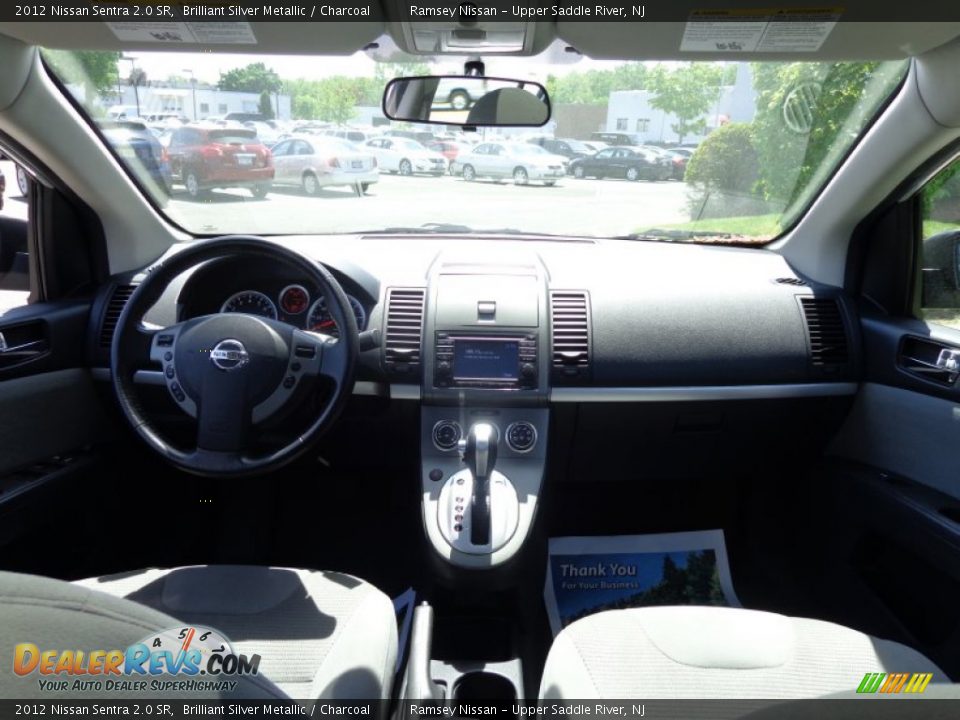 2012 Nissan Sentra 2.0 SR Brilliant Silver Metallic / Charcoal Photo #12