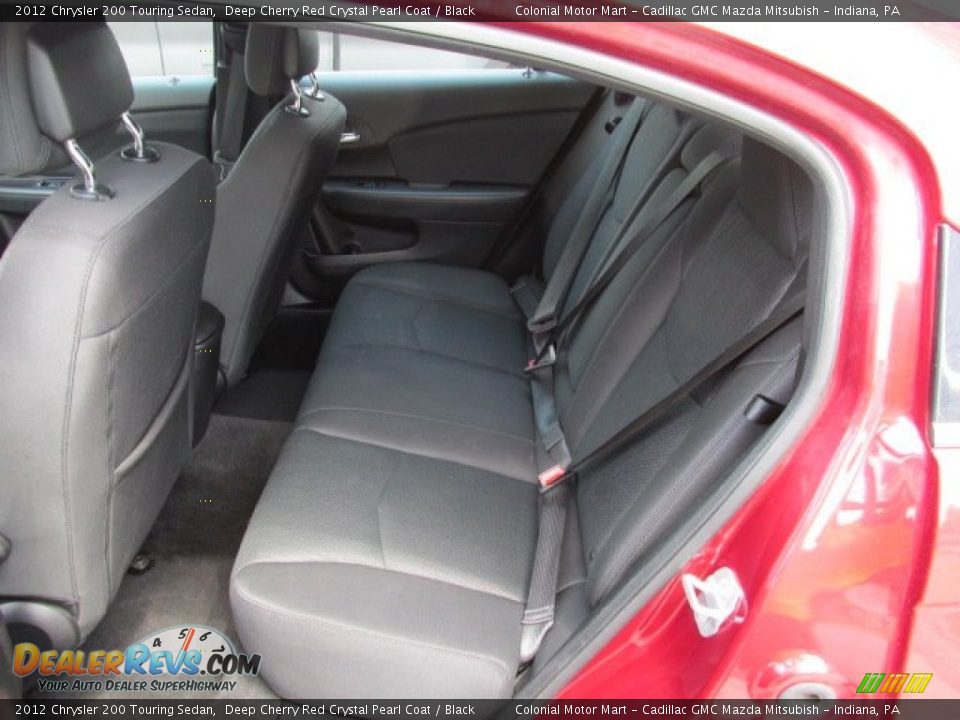 2012 Chrysler 200 Touring Sedan Deep Cherry Red Crystal Pearl Coat / Black Photo #18