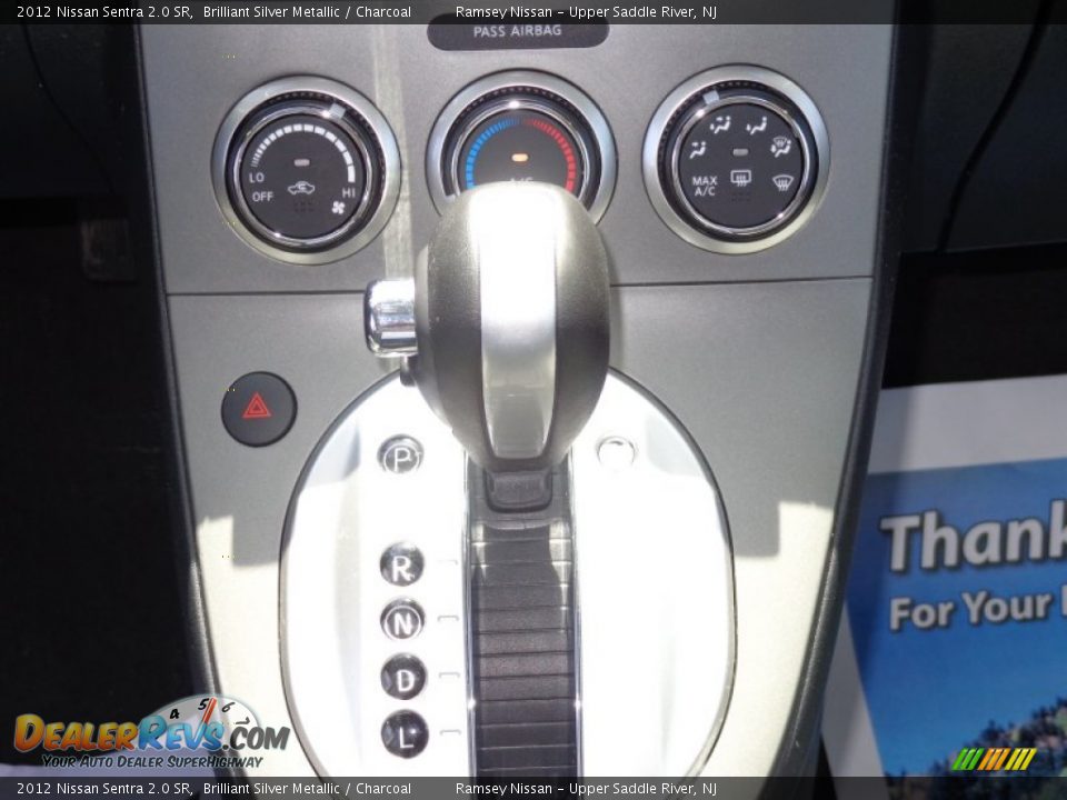 2012 Nissan Sentra 2.0 SR Brilliant Silver Metallic / Charcoal Photo #16