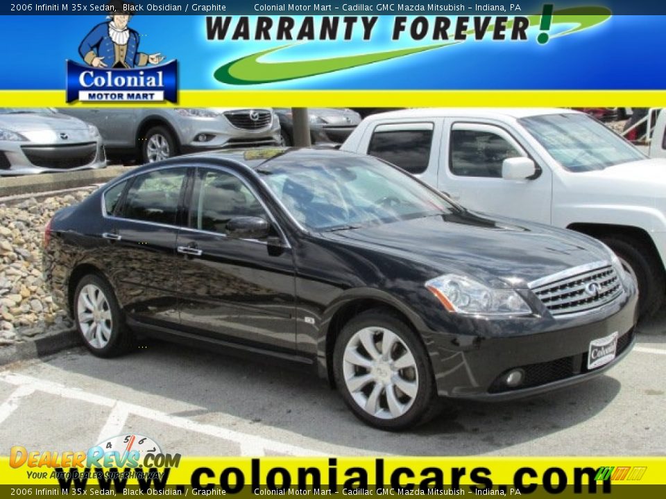 2006 Infiniti M 35x Sedan Black Obsidian / Graphite Photo #1