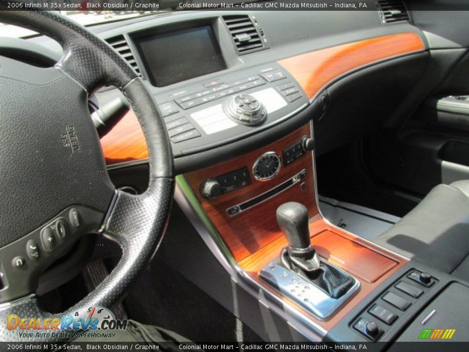 2006 Infiniti M 35x Sedan Black Obsidian / Graphite Photo #3