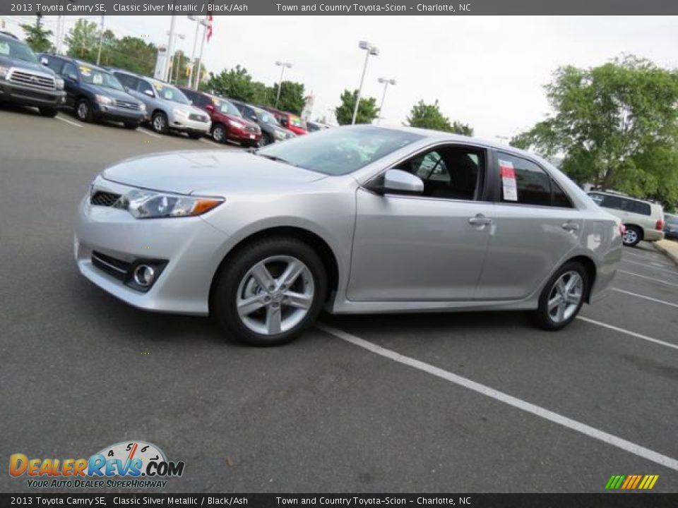 2013 Toyota Camry SE Classic Silver Metallic / Black/Ash Photo #3