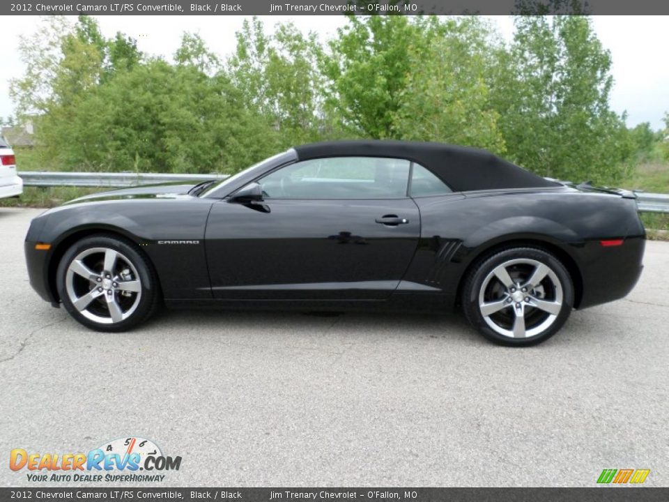 Black 2012 Chevrolet Camaro LT/RS Convertible Photo #8