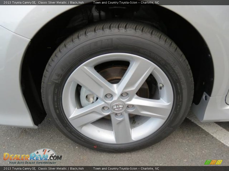 2013 Toyota Camry SE Classic Silver Metallic / Black/Ash Photo #4