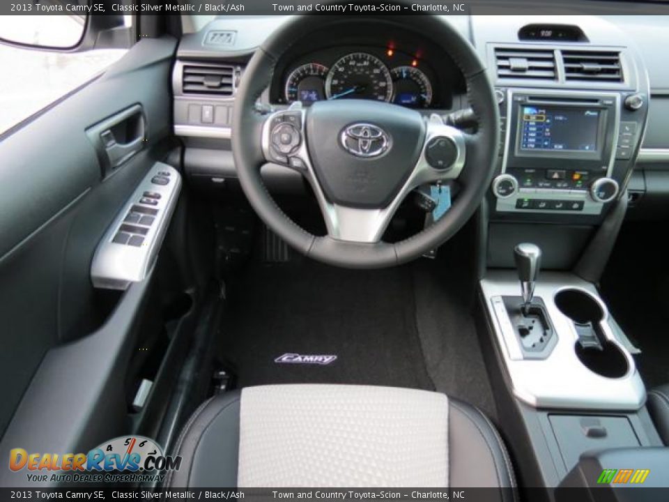 2013 Toyota Camry SE Classic Silver Metallic / Black/Ash Photo #5