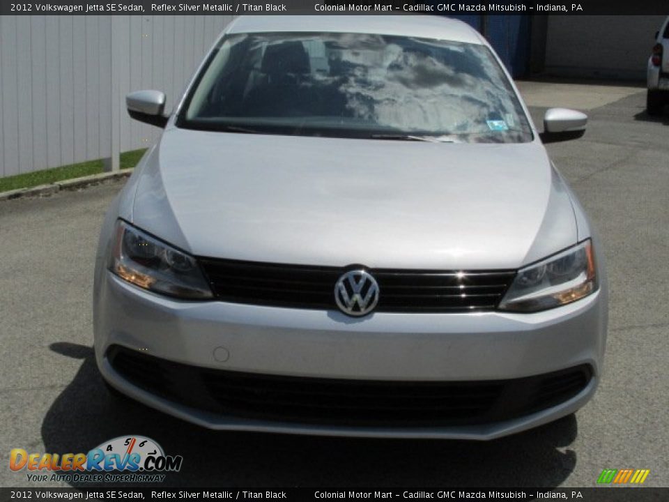 2012 Volkswagen Jetta SE Sedan Reflex Silver Metallic / Titan Black Photo #3