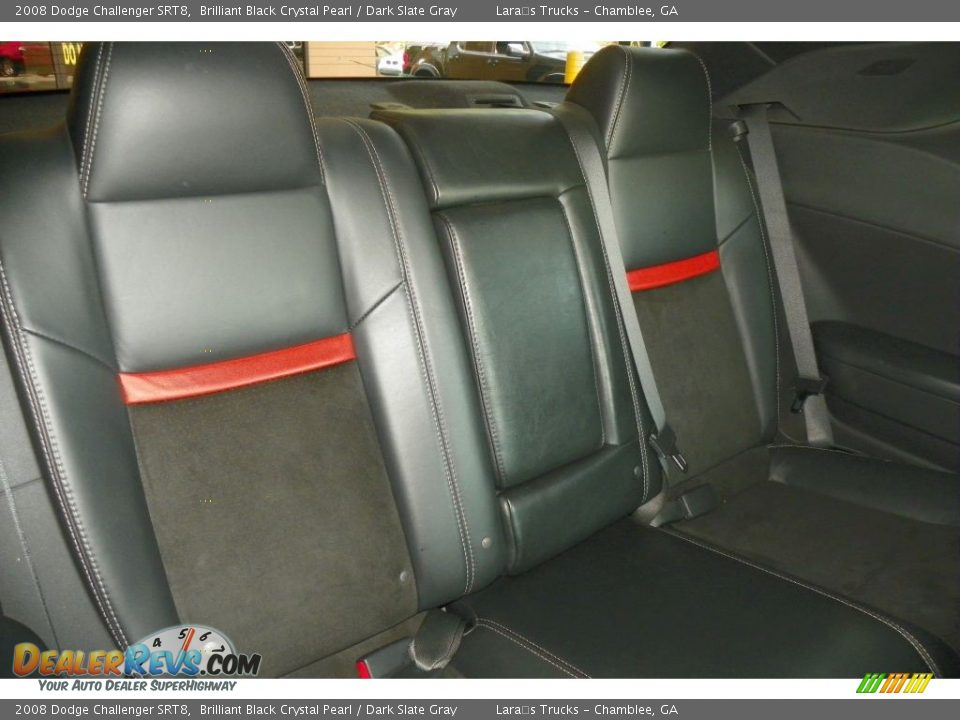 2008 Dodge Challenger SRT8 Brilliant Black Crystal Pearl / Dark Slate Gray Photo #11