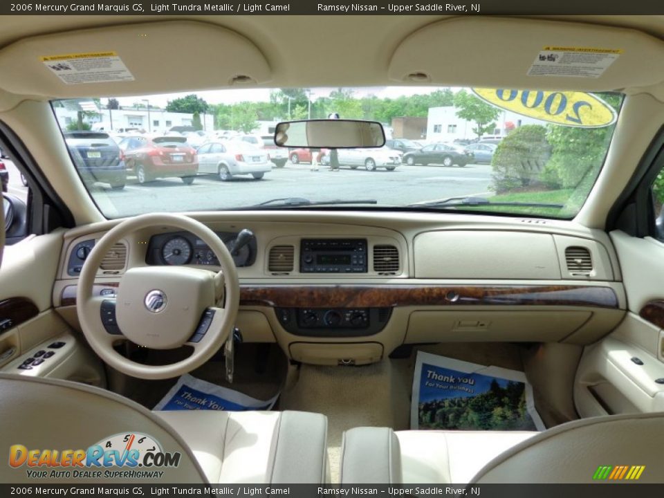 2006 Mercury Grand Marquis GS Light Tundra Metallic / Light Camel Photo #10