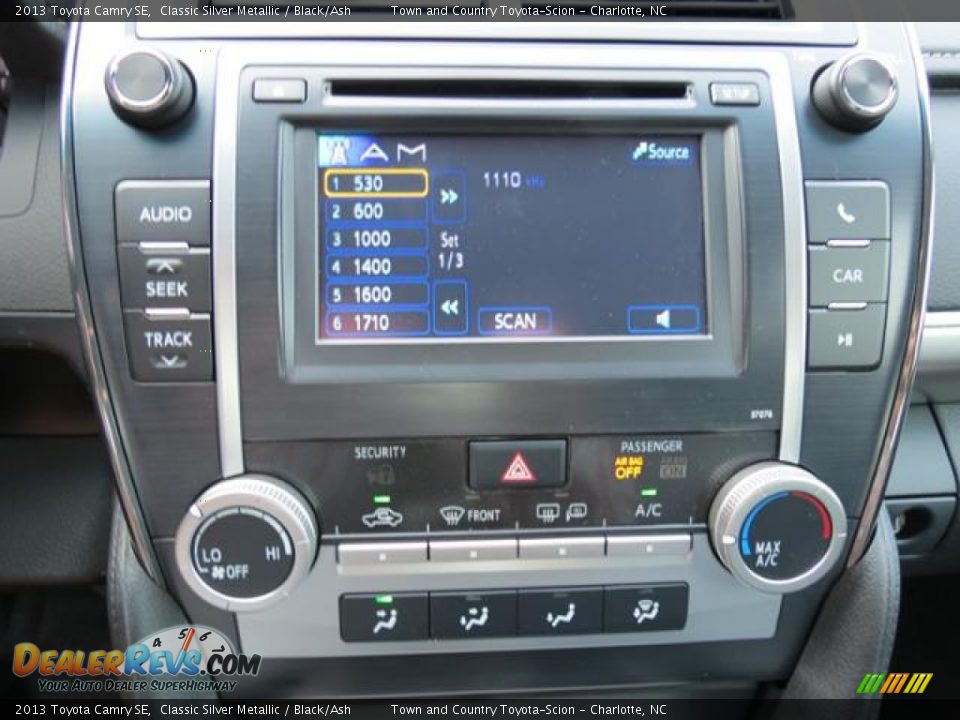 2013 Toyota Camry SE Classic Silver Metallic / Black/Ash Photo #12