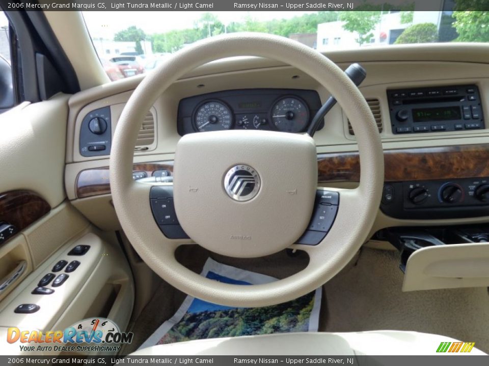 2006 Mercury Grand Marquis GS Light Tundra Metallic / Light Camel Photo #11