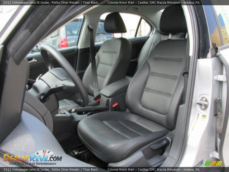 2012 Volkswagen Jetta SE Sedan Reflex Silver Metallic / Titan Black Photo #9