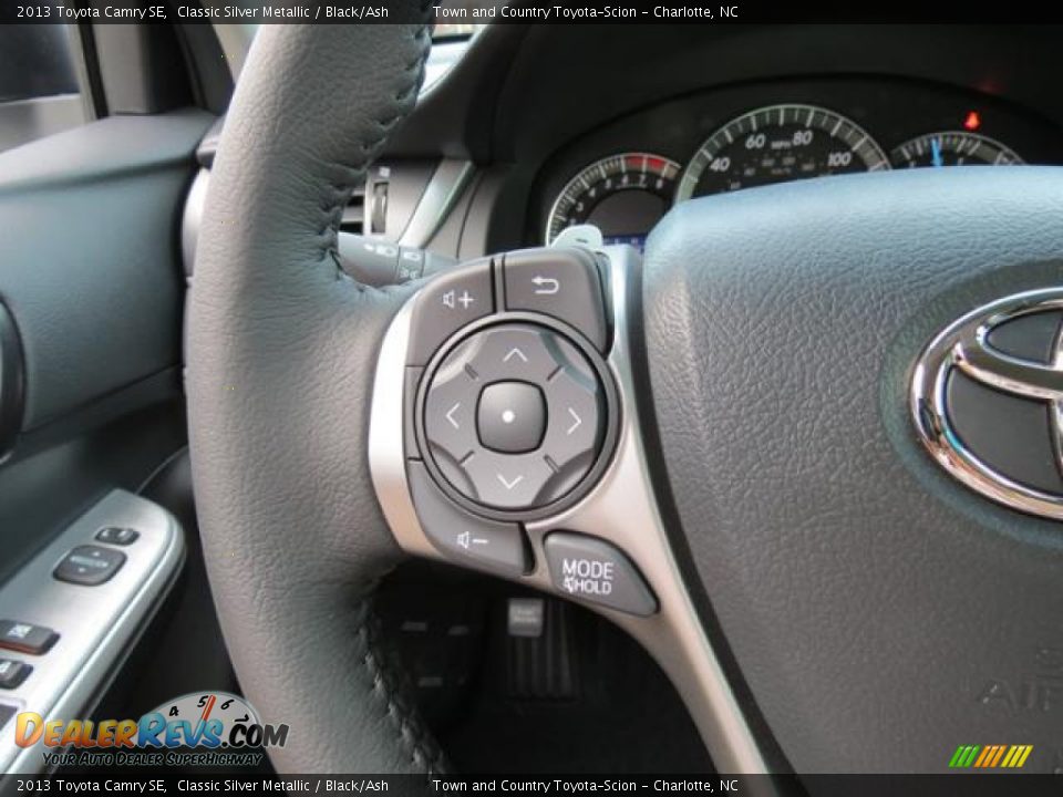 2013 Toyota Camry SE Classic Silver Metallic / Black/Ash Photo #14
