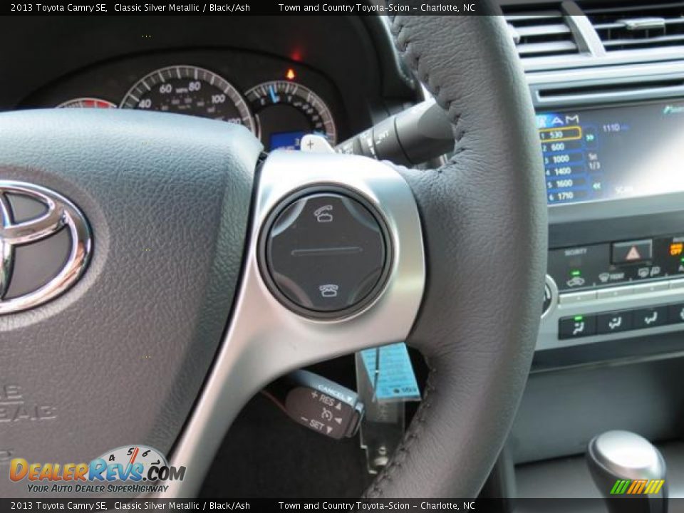 2013 Toyota Camry SE Classic Silver Metallic / Black/Ash Photo #15