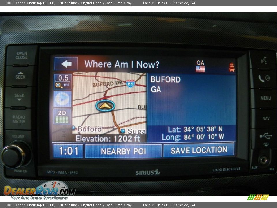 2008 Dodge Challenger SRT8 Brilliant Black Crystal Pearl / Dark Slate Gray Photo #15