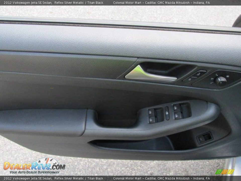2012 Volkswagen Jetta SE Sedan Reflex Silver Metallic / Titan Black Photo #13