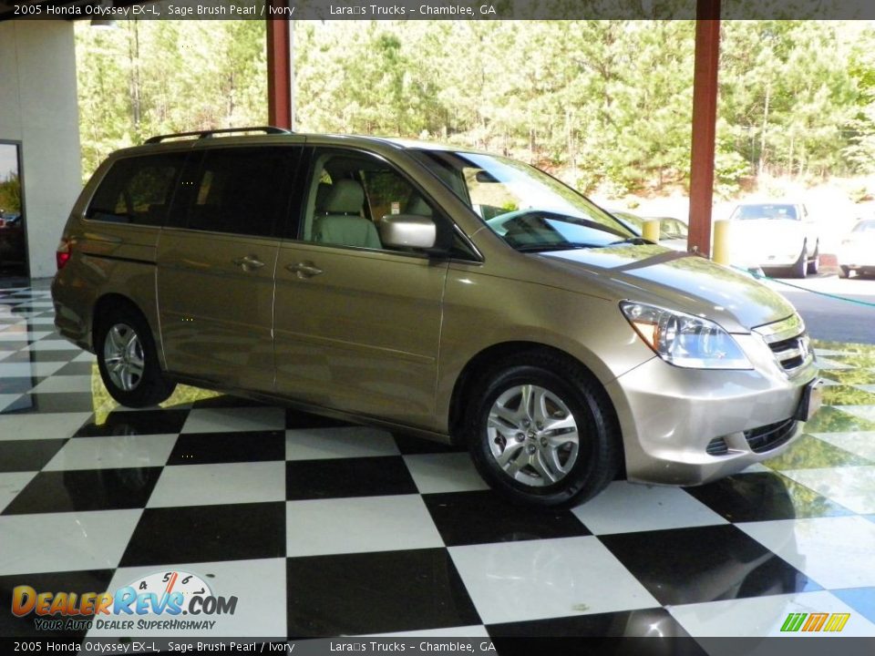 2005 Honda Odyssey EX-L Sage Brush Pearl / Ivory Photo #1