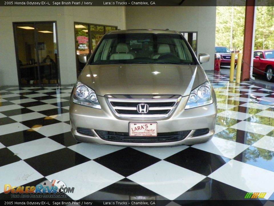 2005 Honda Odyssey EX-L Sage Brush Pearl / Ivory Photo #2