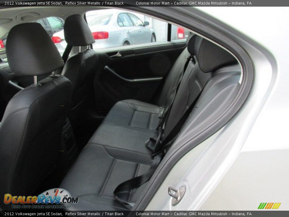 2012 Volkswagen Jetta SE Sedan Reflex Silver Metallic / Titan Black Photo #15
