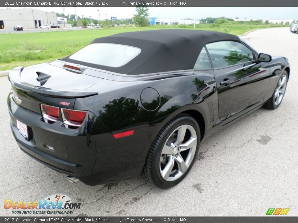 2012 Chevrolet Camaro LT/RS Convertible Black / Black Photo #20