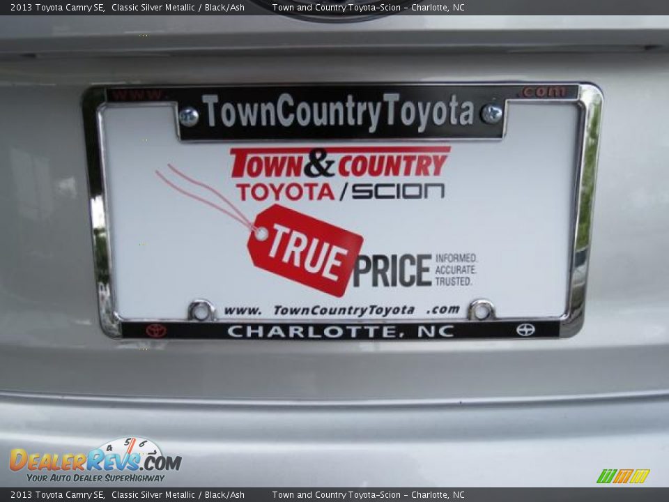 2013 Toyota Camry SE Classic Silver Metallic / Black/Ash Photo #21