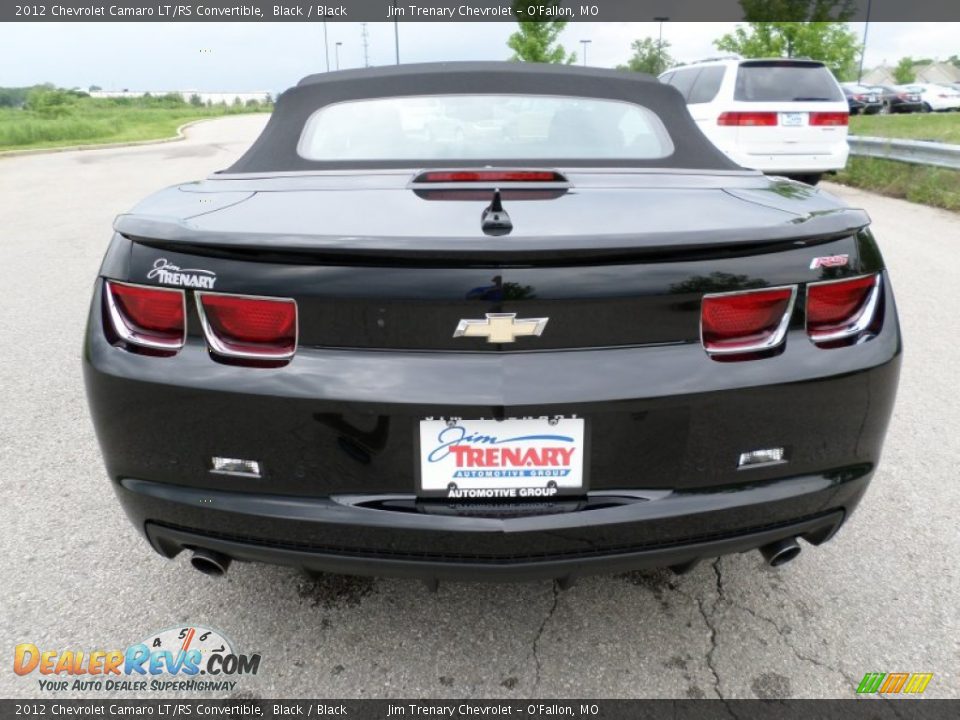 2012 Chevrolet Camaro LT/RS Convertible Black / Black Photo #22