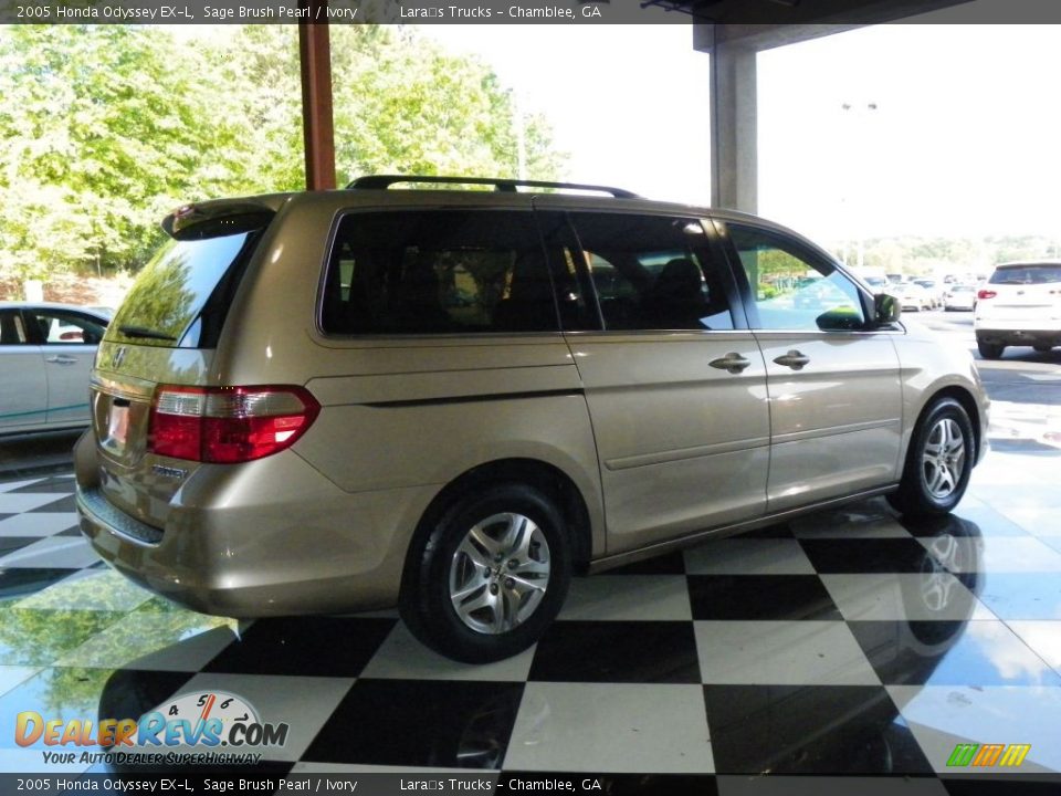 2005 Honda Odyssey EX-L Sage Brush Pearl / Ivory Photo #6
