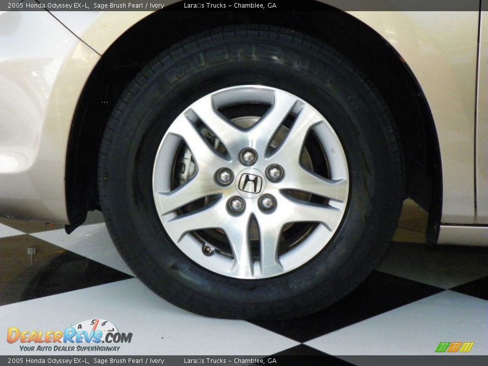 2005 Honda Odyssey EX-L Sage Brush Pearl / Ivory Photo #7