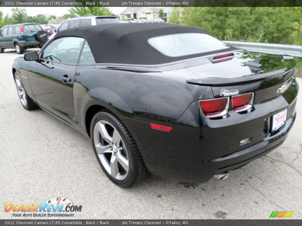 2012 Chevrolet Camaro LT/RS Convertible Black / Black Photo #26