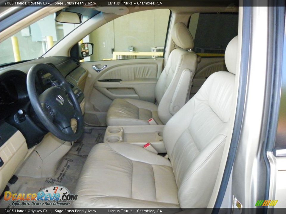 2005 Honda Odyssey EX-L Sage Brush Pearl / Ivory Photo #9