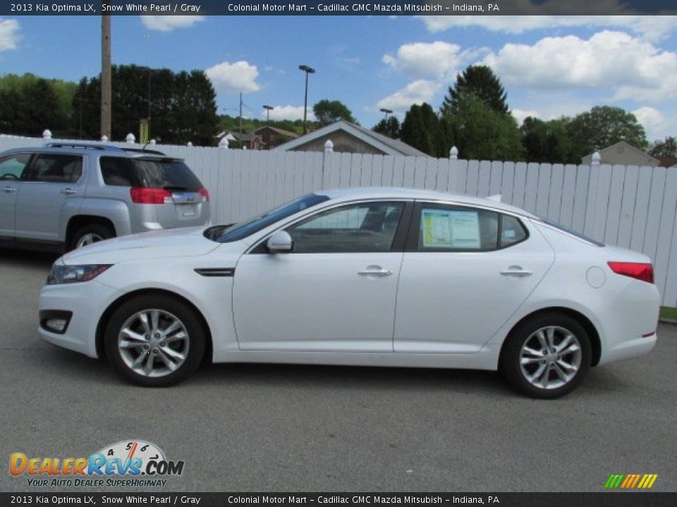 2013 Kia Optima LX Snow White Pearl / Gray Photo #2