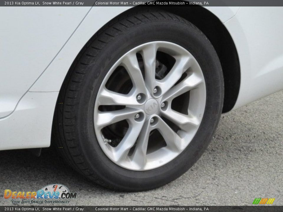 2013 Kia Optima LX Snow White Pearl / Gray Photo #3